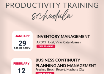 RTWPB–Bicol Kicks Off 2026 with Productivity Training Programs  for MSMEs in Catanduanes and Masbate