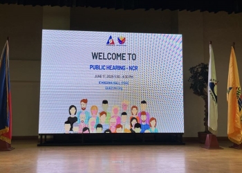 NCR wage board holds public hearing on minimum wage adjustment